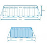 Каркасный бассейн INTEX Ultra Frame 26374, 975×488×132 см — комплект Deluxe